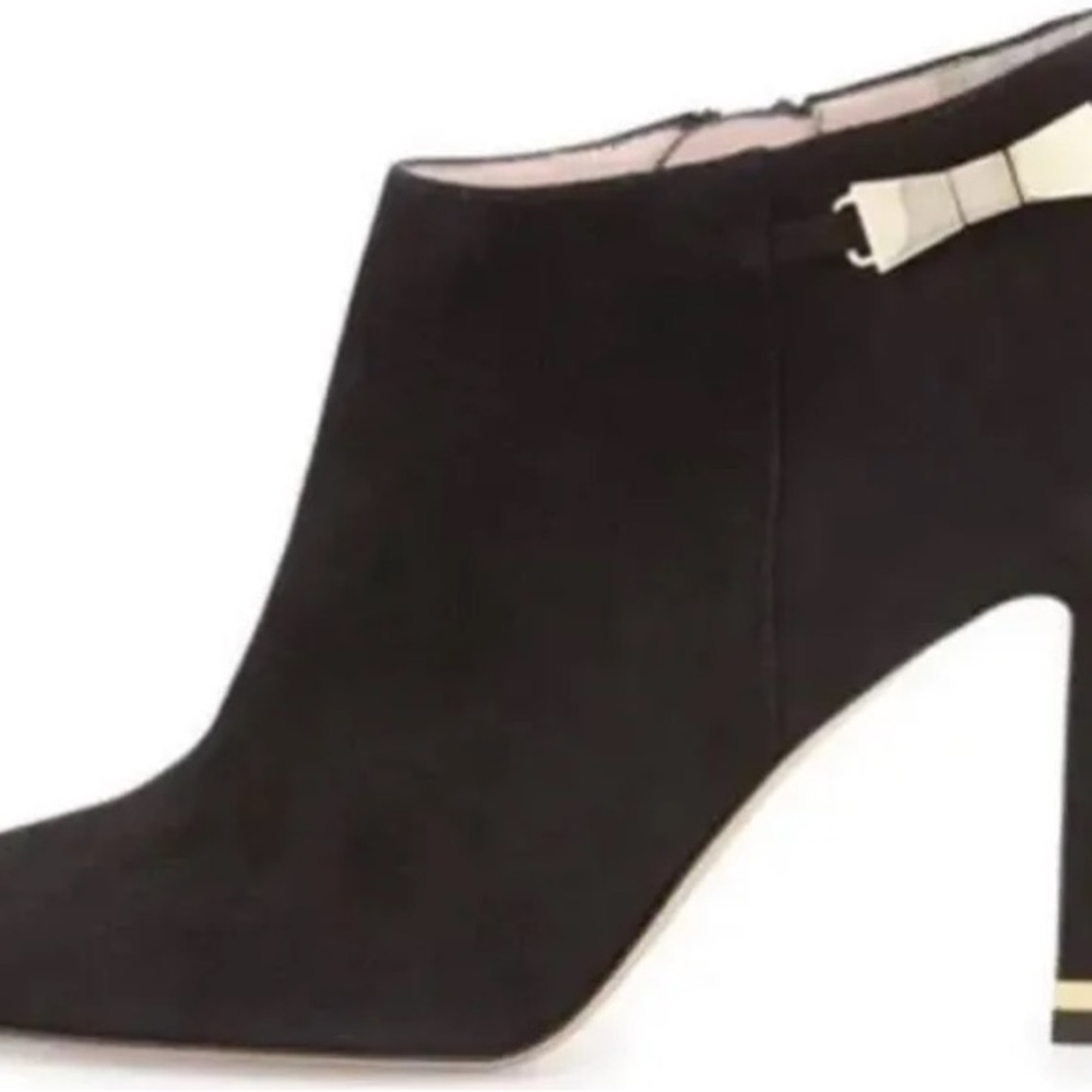 Kate Spade New York Aldaz Suede Bow Ankle Boots